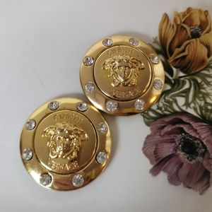 Versace gold medallion enblems
